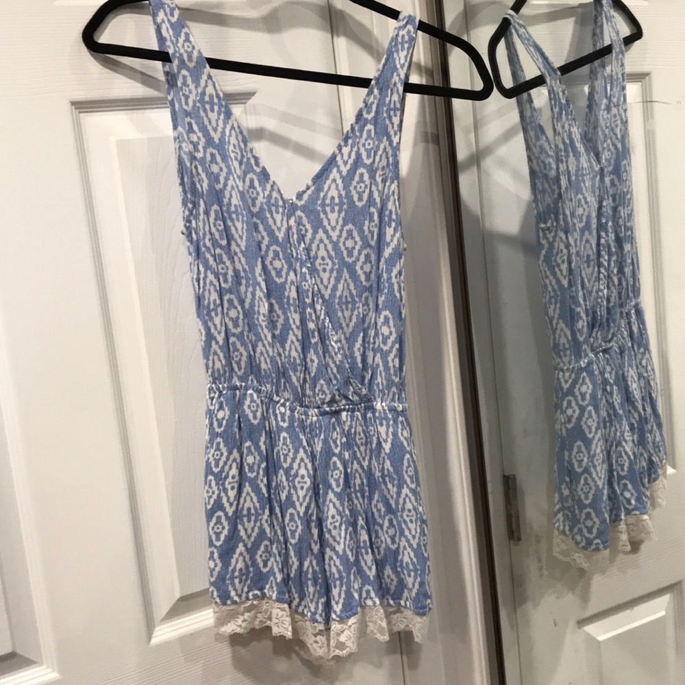 Blue romper